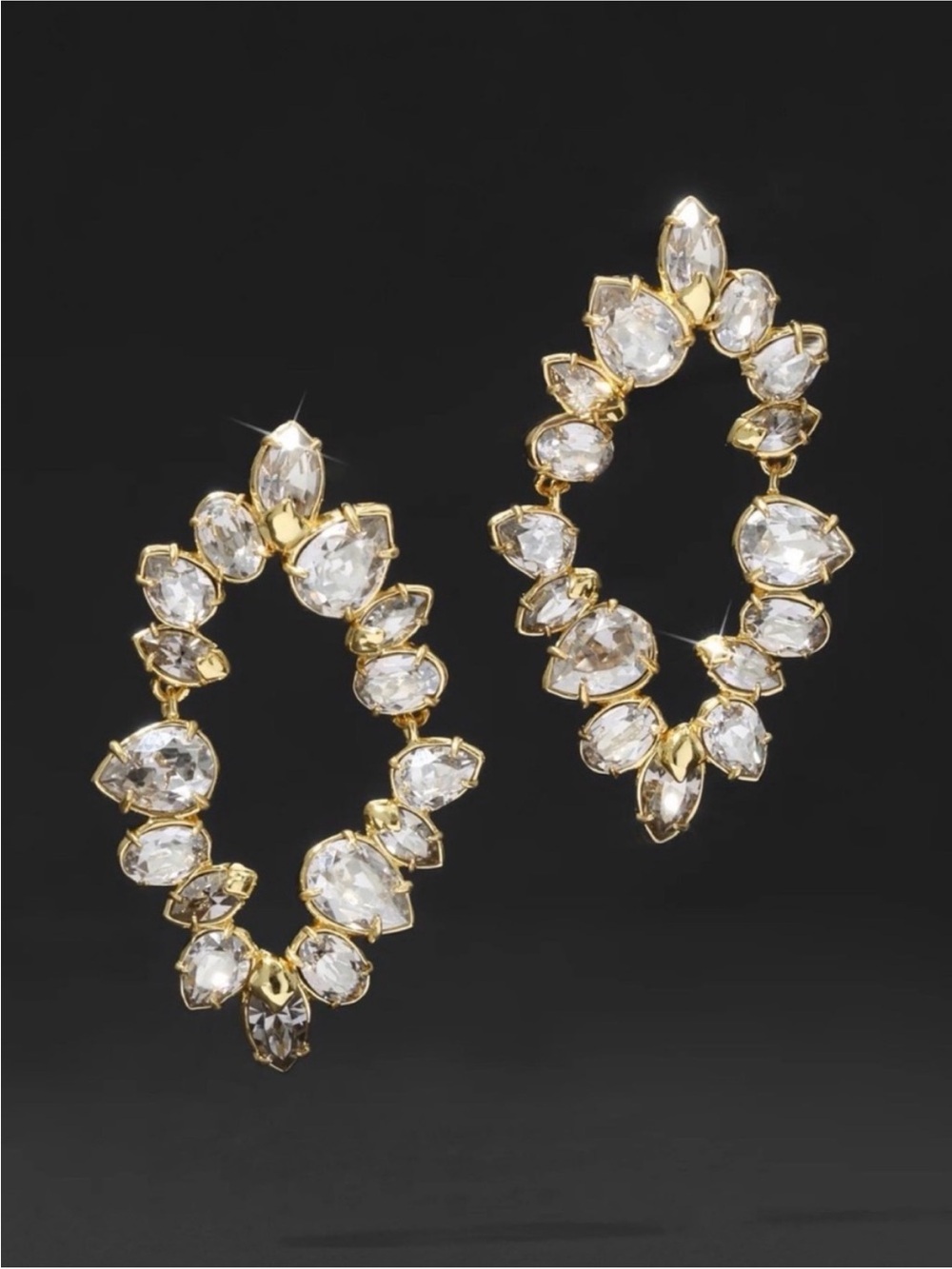 ALEXIS BITTAR • Éclat Crystal Open Post Earrings